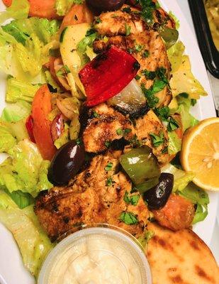 On a clean eating diet? Our Grilled Chicken over our Signature Salad is the perfect healthy option to stay on track!