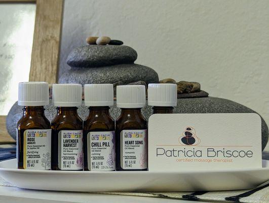 We use high quality essential oils to enhance your relaxing experience.