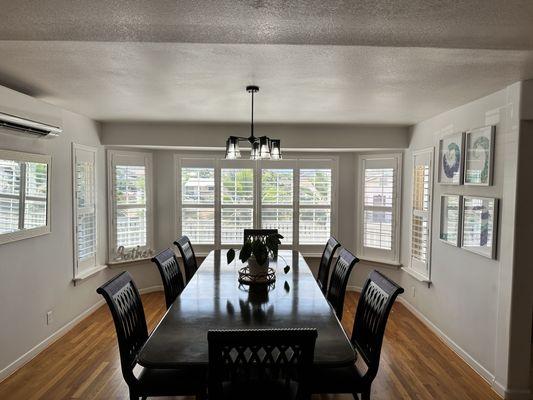 Dinning room Shutters