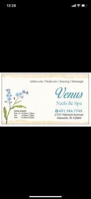 Venus Nails Spa