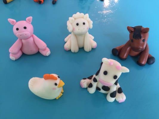 Fondant Barnyard Friends