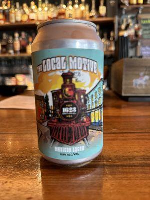 local Motive's Mexican Lager (1623 Brewing) is perfect for a hot day!