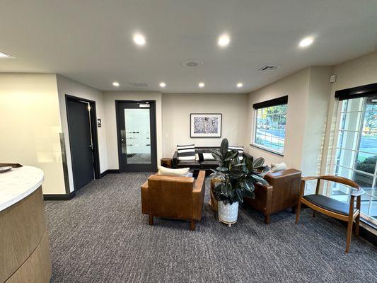 Comfortable reception area