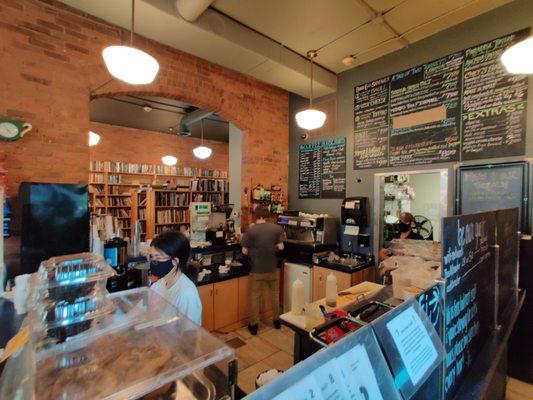 Bonafide baristas serving up the best coffee in New Haven at the Booktrader Café