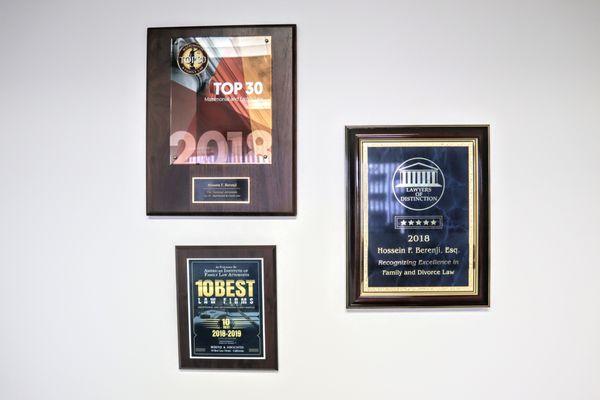 Recent awards and recognition