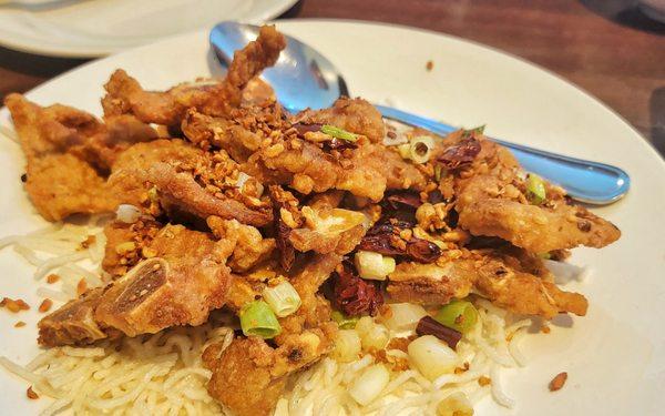 Salt and pepper pork chops