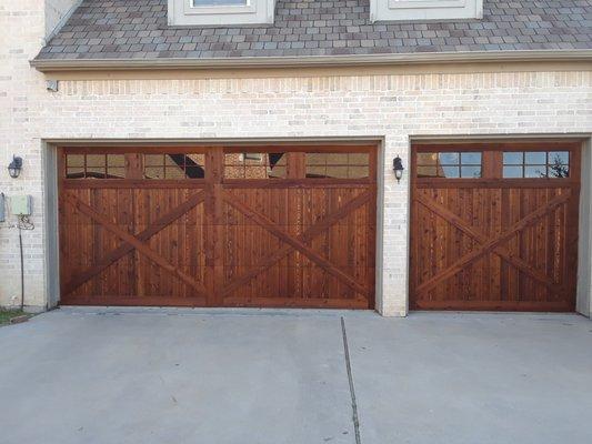 Cedar Wood Garage Doors