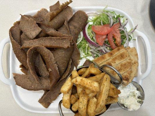 Gyro Platter (beef/lamb)