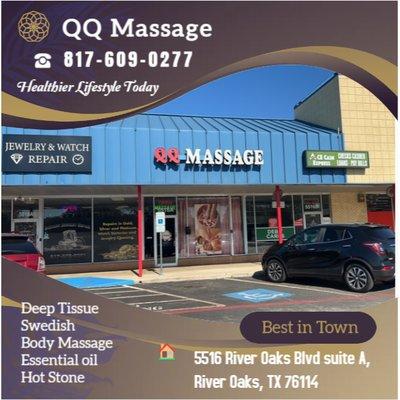 QQ Massage
5516 River Oaks Blvd suite A, River Oaks, TX 76114