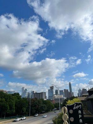 View from the second floor patio.