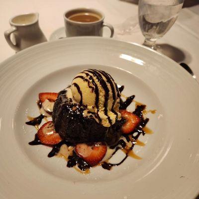 Chocolate molten lava cake