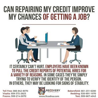 #can #repairing #my #credit #improve my #chances of #getting a #job #yes your credit score can #prevent you from getting #hired