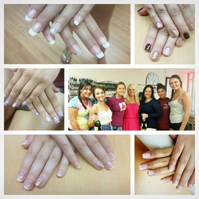 We host bridal showers! Beautiful bride and bridemaids celebrated their special day with us today. BYOB!