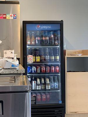 Soda/Beer display case