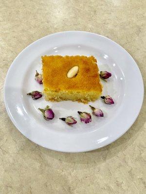 Basbousa- Sweet Samolina Cake