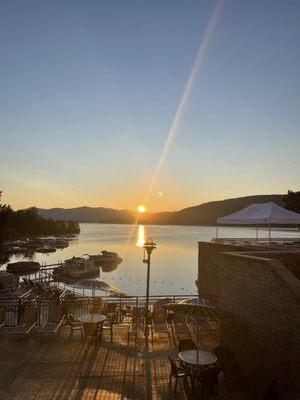 Sunrise from our room