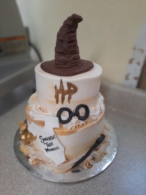 Harry Potter baby shower cake