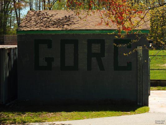 GORC (Gambrills-Odenton Recreation Council) building within the park.