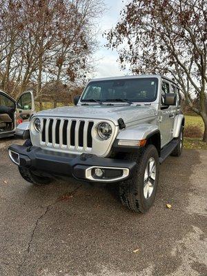 My 2022 Jeep Wrangler - cleaned inside and out by A&A Mobile Detailing!