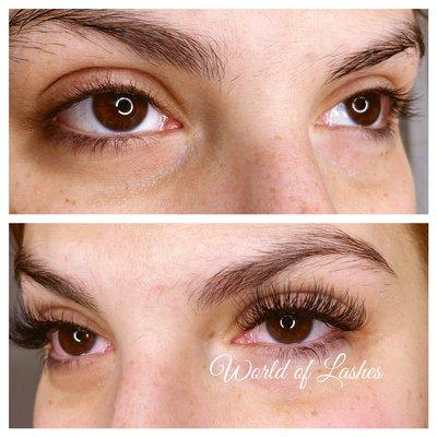 Classic eyelash extensions full set by Anna