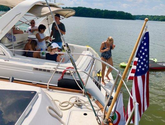 '12 Guests - 2 Boats - 1 Raft Up Party' With Free Water sports!