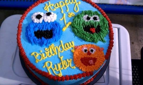 Sesame Street Cake