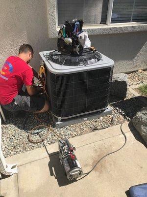 RC Air installed a new 3.5 ton AC unit