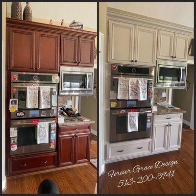 Custom painted kitchen