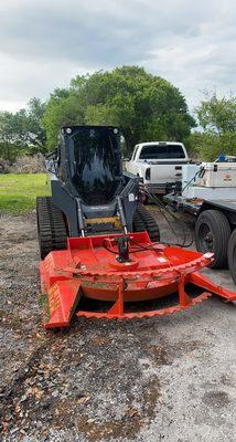 We offer heavy brush cutting as well as tree services