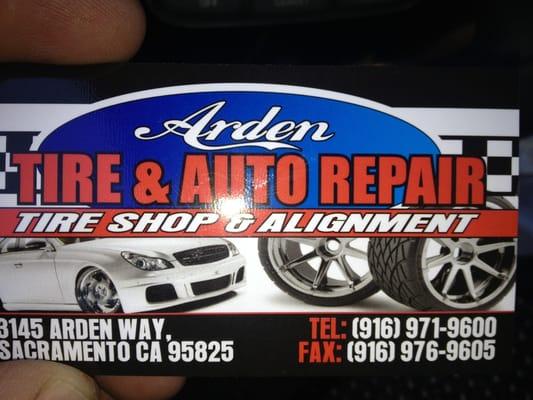 Arden Way Auto Repair & Tire