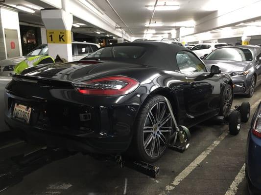 My Boxster getting the Platinum treatment!