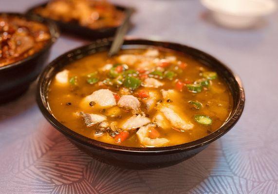 Sliced Fish with Wild Peppers