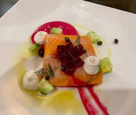 Poached Arctic char