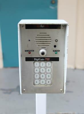 Computerized Keypad Access - Unique Customer Codes.