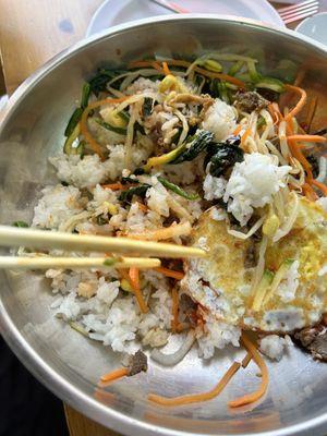 Bibimbap cold choice- very good