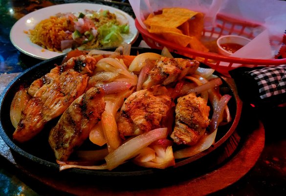 I enjoyed Chicken Fajitas!