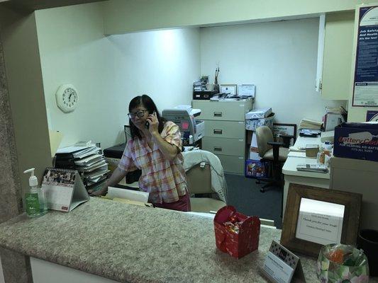 Front office at Gardena Hearing Center