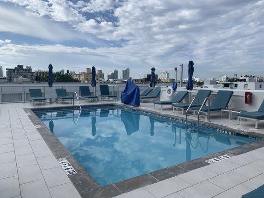 Rooftop pool