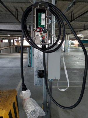 EV CHARGER installation /in public garages