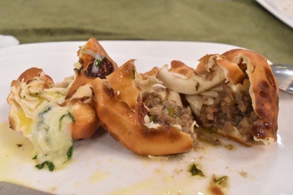 Fried Beef and Cheese Georgian Dumplings