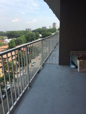 Very spacious balcony