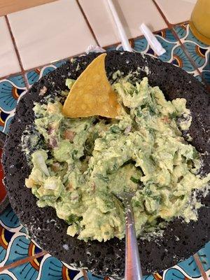 Table side guacamole