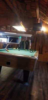 Pool table, too!