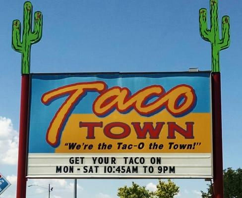 The tac o the town!