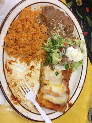 Cheese enchiladas