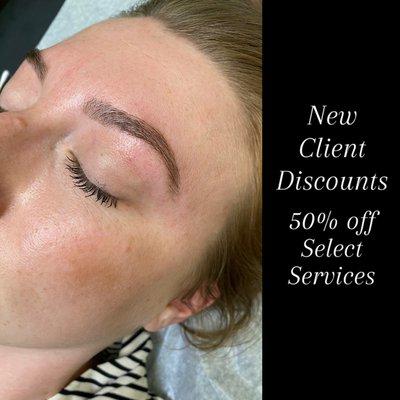 Offering 50% select services for New Clients.

Choose from a Brazilian, Eyebrow, Manzilian or Full Back Wax. Valid with wax or sugar.