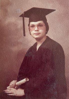 1975 Graduation Photo Pratt Institute, Brooklyn, NY.  ( With Honors ).