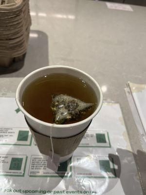 Mint hot tea