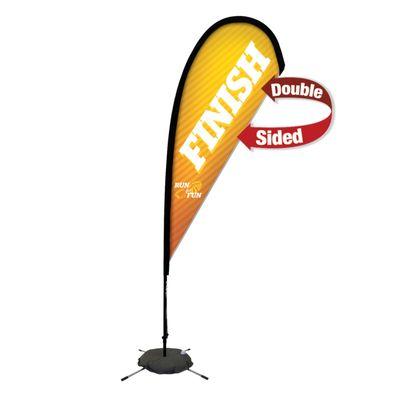 Custom Sail Sign Banners - W/ Your Business Logo