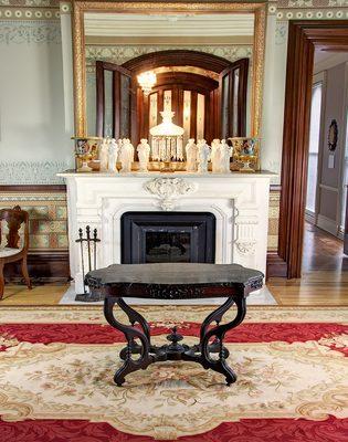 Havilah Beardsley House Marble Fireplace  1848.